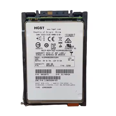 EMC D3F-2SFXL2-7680-7.68TB SSD 2.5 6G SAS 520 UNIT